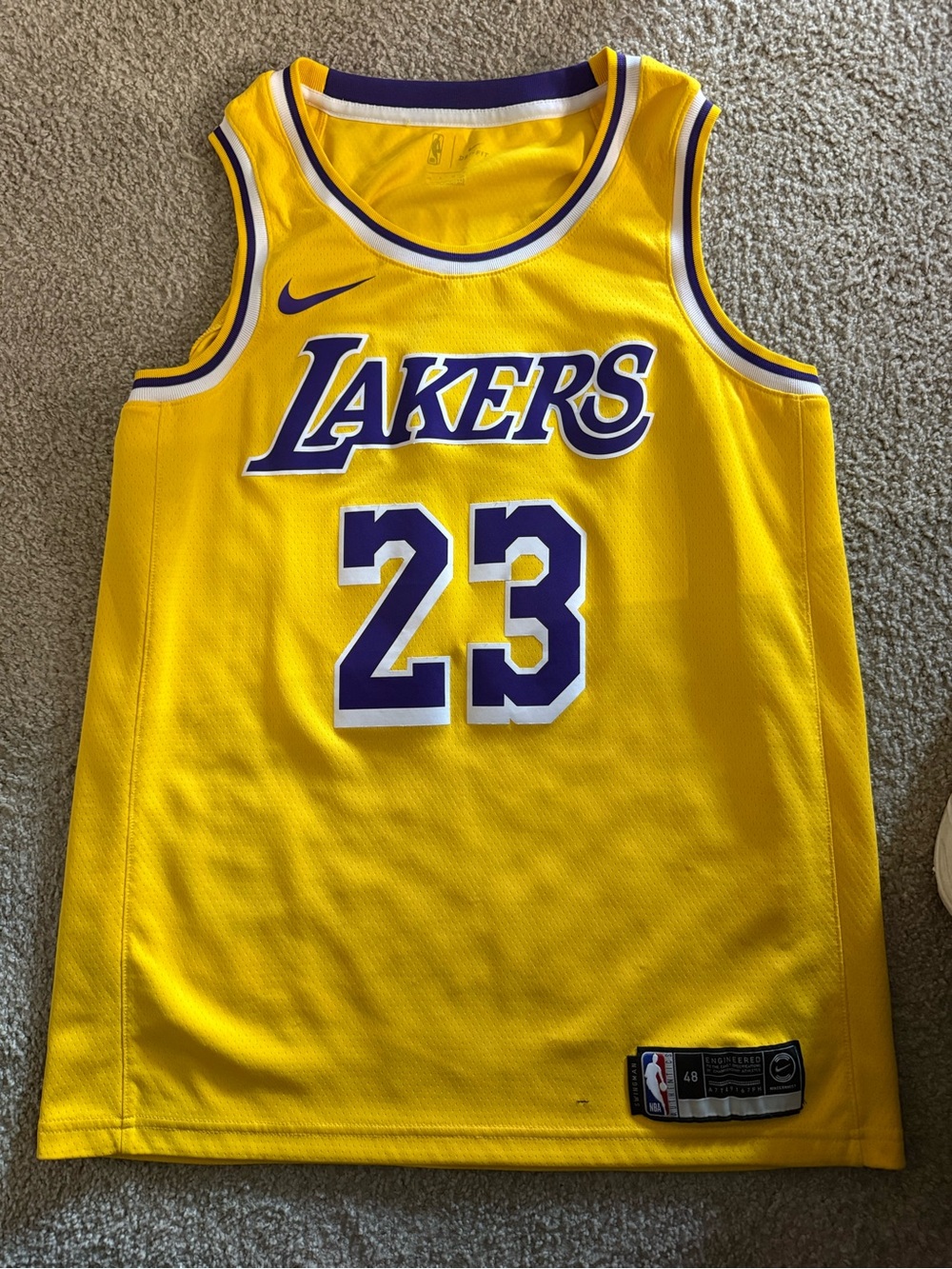 LeBron James Lakers jersey